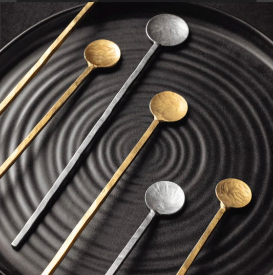 Catalina Large Gold Stirring Spoons
