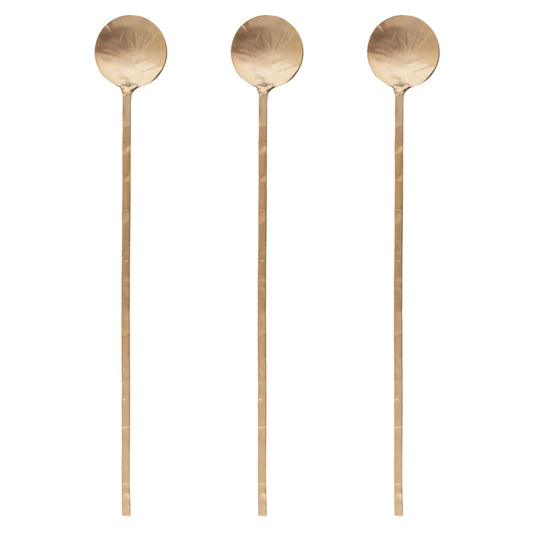Catalina Large Gold Stirring Spoons