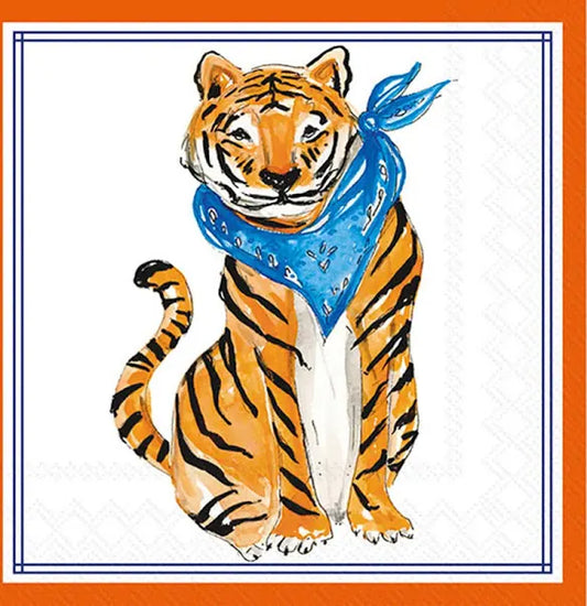Hometown Pride Tiger Cocktail Napkin