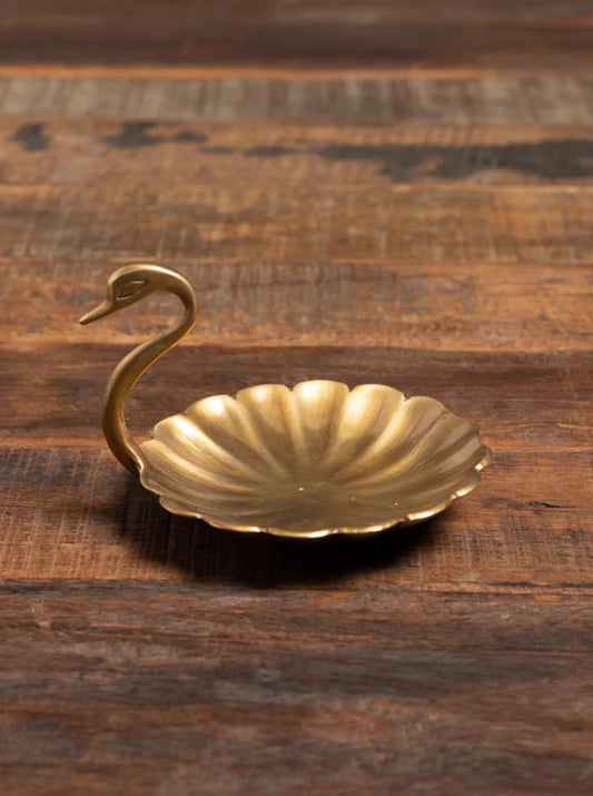Golden Swan Trinket Tray