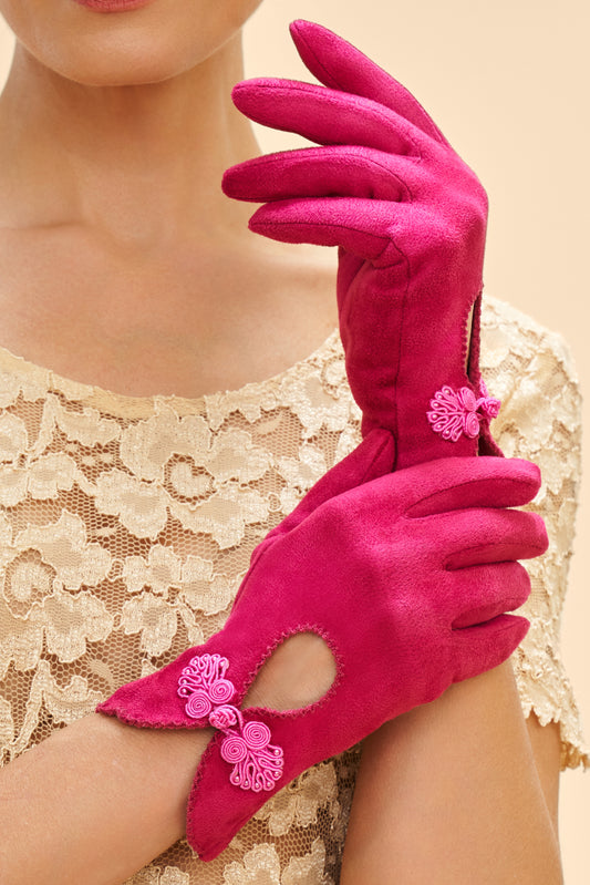 Suki Gloves in Fuscha