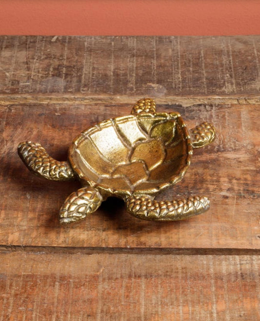 Golden Turtle Trinket Tray