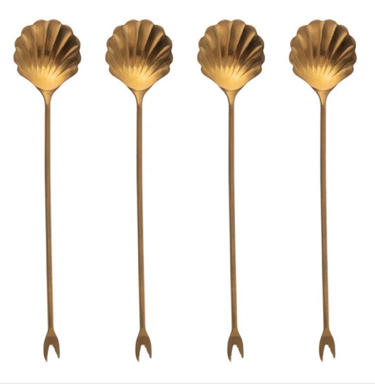 Seashell Cocktail Picks S/4
